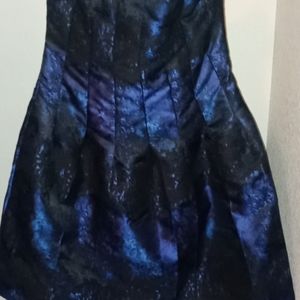 Burple Shafon off the shoulder dress